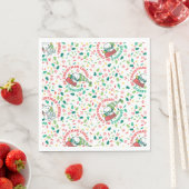 Serviette En Papier Un clin d'oeil à Noël Motif (En situation)