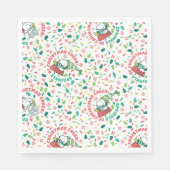 Serviette En Papier Un clin d'oeil à Noël Motif (Devant)