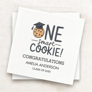 Serviette En Papier Un cookie intelligent Classe de Graduation de