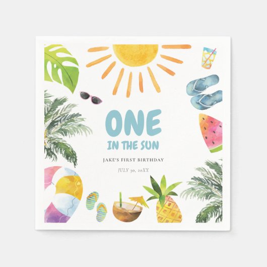 Serviette En Papier UN dans la partie Sun Pool (Devant)