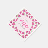 Serviette En Papier Un dans un melon 1er anniversaire (Coin)
