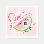 Serviette En Papier Un dans un Melon Birthday Watermelon (Devant)