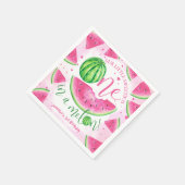 Serviette En Papier UN dans un Melon ! Fête d'anniversaire de la pastè (Coin)