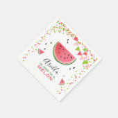 Serviette En Papier Un dans un melon Papier serviettes Eté Watermelon (Coin)