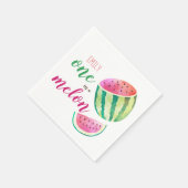 Serviette En Papier Un dans un Melon Tropical Watermelon Rose (Coin)
