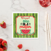 Serviette En Papier UN dans un Melon Watermelon Premier anniversaire (En situation)