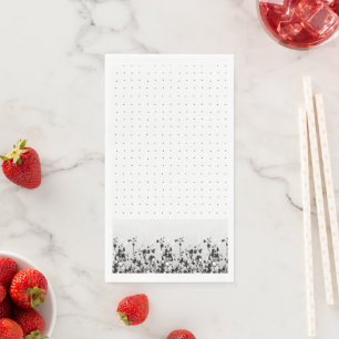 Serviette En Papier Un décor blanc propre avec de minuscules points ép