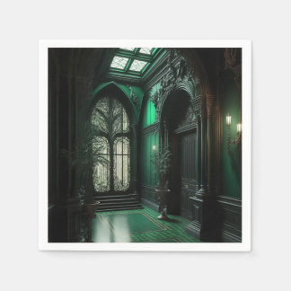 Serviette En Papier Un Design d'intérieur gothique magnifique.