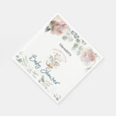 Serviette En Papier Un Dragon Bébé est sur le chemin Baby shower (Coin)