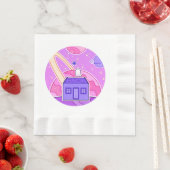 Serviette En Papier Un fantôme qui vit dans l'espace (En situation)