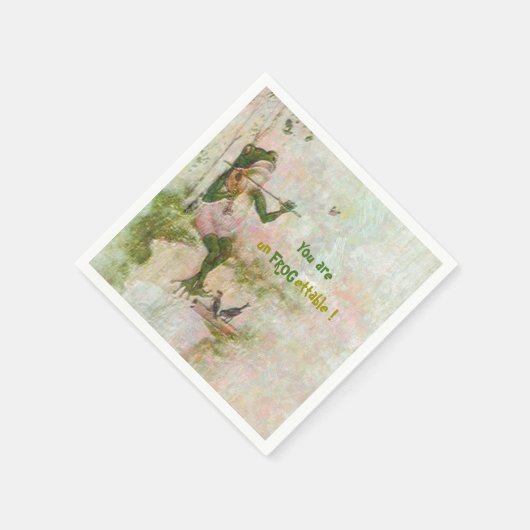 Serviette En Papier Un Frogettable (Coin)