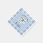 Serviette En Papier Un garçon gâteau intelligent pour son premier anni (Coin)