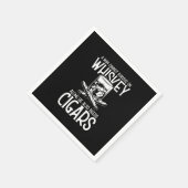 Serviette En Papier Un Homme Qui Aime Le Whiskey Et Le Cigar (Coin)
