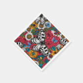 Serviette En Papier Un jardin coloré (Coin)