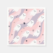 Serviette En Papier Un joli fantôme d'Halloween Super (Devant)