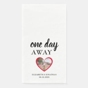 Serviette En Papier Un Jour De Déjeuner De Répétition De Photo Coeur