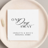 Serviette En Papier Un Jour De Répétition Dîner Élégant Moderne