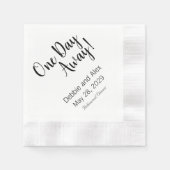 Serviette En Papier Un Jour De Répétition Diner Naples Personnalisées (Devant)