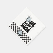 Serviette En Papier Un joyeux Mec Premier anniversaire Joyeux Visage (Coin)