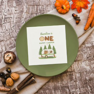 Serviette En Papier Un Joyeux Ours De Camper Anniversaire