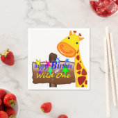 Serviette En Papier Un joyeux papier d'anniversaire serviettes Wild On (En situation)