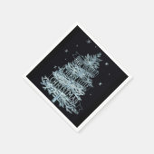 Serviette En Papier Un joyeux petit papier de Noël serviettes, 2 pack (Coin)