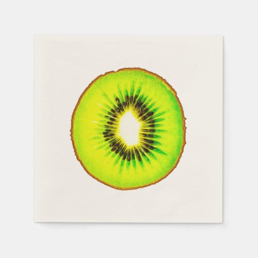 Serviette En Papier un kiwi personnalisable (Devant)
