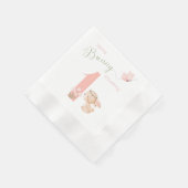 Serviette En Papier Un LAPIN devient UN gâteau nappe (Coin)