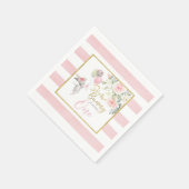 Serviette En Papier Un lapin tourne une serviette (Coin)