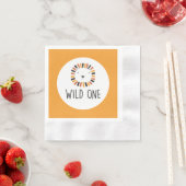 Serviette En Papier Un lion sauvage premier anniversaire (En situation)