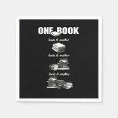 Serviette En Papier Un livre que j'aime Livres (Devant)
