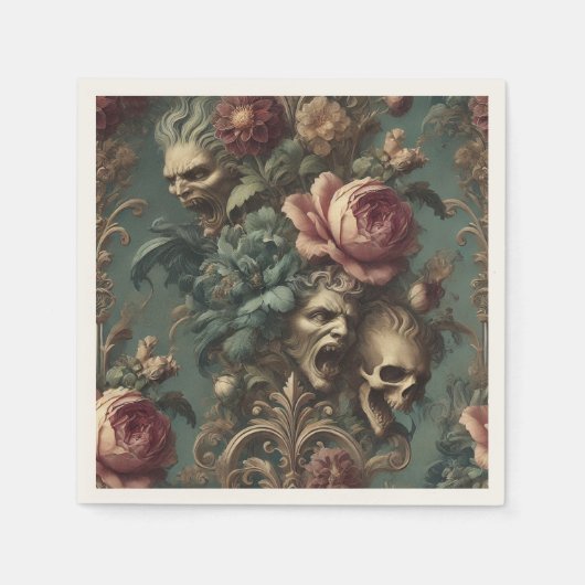 Serviette En Papier Un long chemin pour échapper à la douleur - gothiq (Devant)