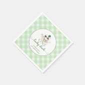 Serviette En Papier Un Lucky Duck Boy 1er Annithday Napkins (Coin)