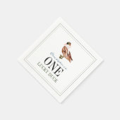Serviette En Papier Un Lucky Duck Classic Boy 1er Anniversaire (Coin)