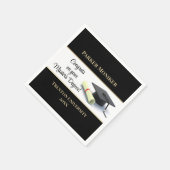 Serviette En Papier Un master impressionnant ! Diplôme (Coin)