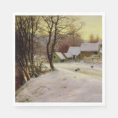 Serviette En Papier Un matin d'hiver (Devant)