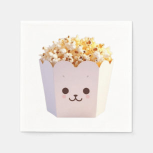 Serviette En Papier Un mignon bain de maïs soufflé