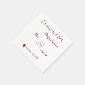 Serviette En Papier Un moment pour la préparation Papier Napkin (Coin)