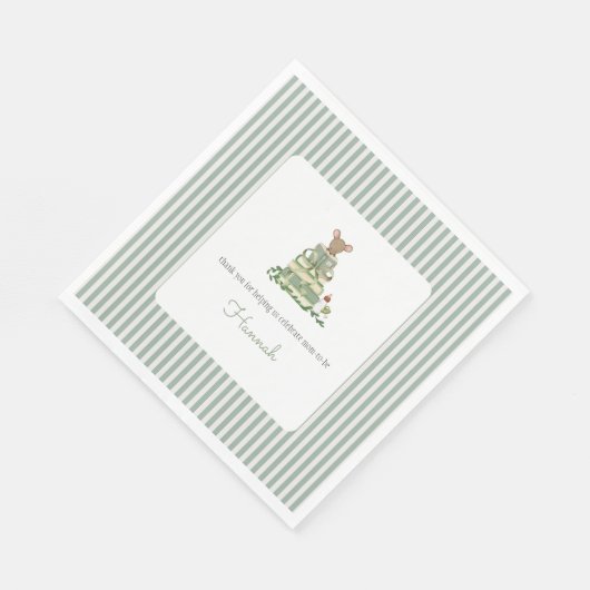 Serviette En Papier Un nouveau Baby shower de chapitre (Coin)