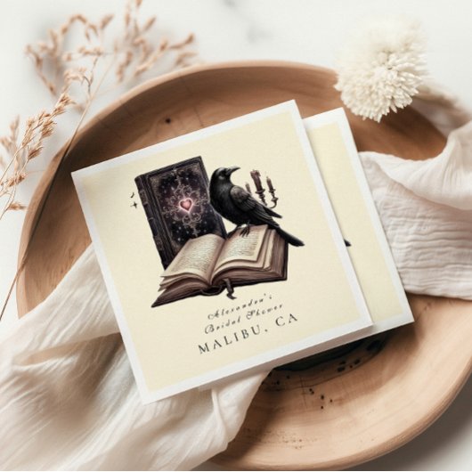 Serviette En Papier Un nouveau chapitre commence la douche de corbeau 