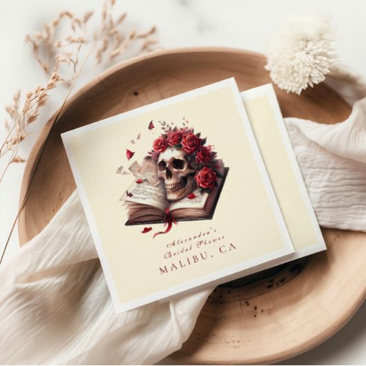 Serviette En Papier Un nouveau chapitre commence la douche gothique nu