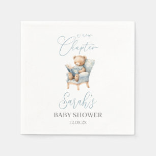 Serviette En Papier Un nouveau chapitre commence le Baby shower de l'o