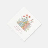 Serviette En Papier Un nouveau chapitre Pastel Book Garden (Coin)