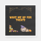 Serviette En Papier Un parfum dormant prêt pour les friandises d'Hallo (Devant)