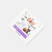 Serviette En Papier Un petit Baby shower Boo Halloween (Coin)