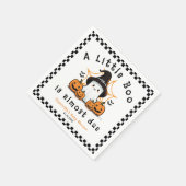 Serviette En Papier Un petit Baby shower Boo Halloween (Coin)