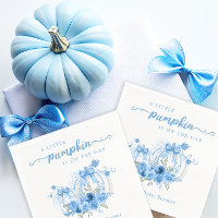 Un petit Baby shower Citrouille Bow Fall Boy