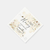 Serviette En Papier Un petit Baby shower d'abeilles au miel (Coin)