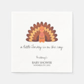 Serviette En Papier Un petit Baby shower d'action de grâces en Turquie (Devant)