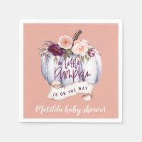 Un petit baby shower d'automne citrouille
